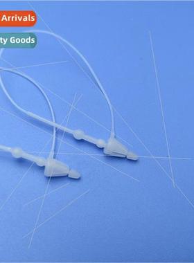 Hand threading needle logo hanging tags rope clothing mother
