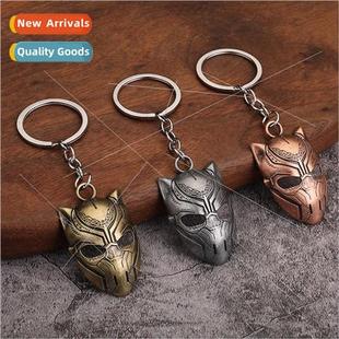 Avengers car keychain crea mask alloy cat black Marvel metal