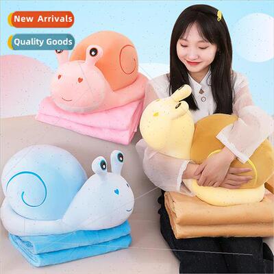 New cute snail unicorn air conditioning blanket plush doll 2