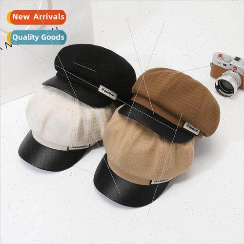 Beret female retro British  ride thin section Belle painter