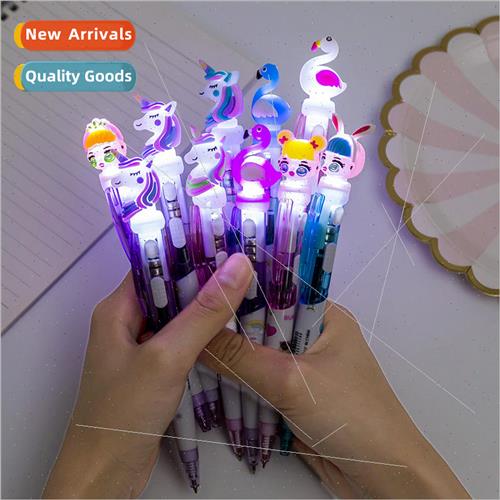 Ballpoint pen push-type cute creative ins writing pen Korea