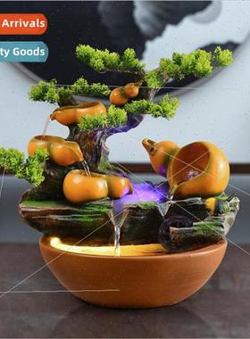 Store wealth feng shui wheel jade cabbage living room runnin