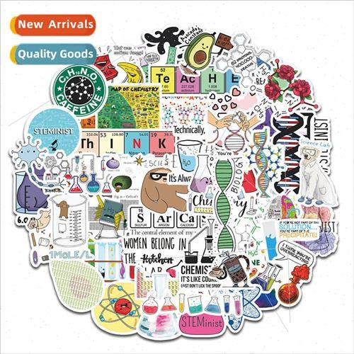 Chemistry lab diary handbook stickers waterproof graffiti ce
