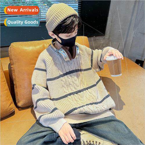 Childrens clothing boys winter sweater thickening fall and w