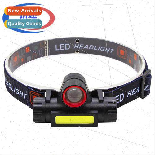 Head Torch Bicycle Accessories COB Outdoor Emergency USB Rec