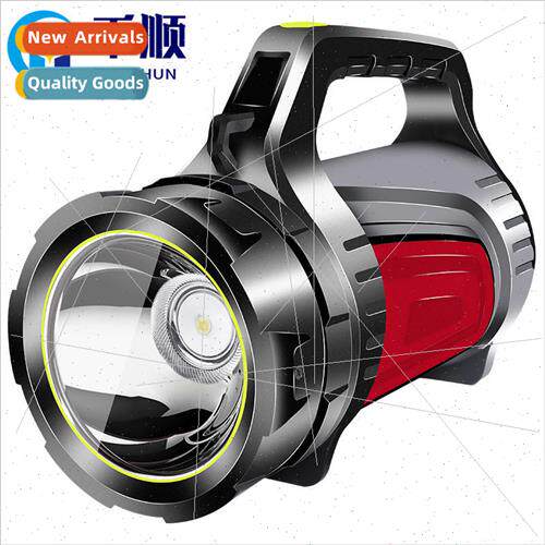 High power strong light flashlight portable light rechargeab