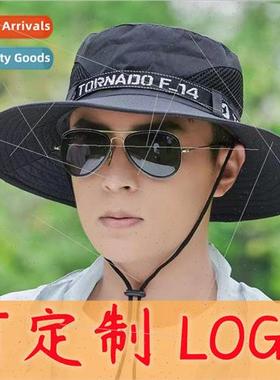 Outdoor sunscreen fishermans hat summer outing sun hat large