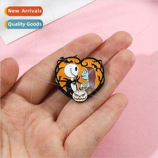 Christmas ght Jack Metal Miss Skull Badge Creative Fright