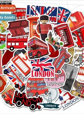 50 Non Repeatable Classic Red Bus Phone Booth London UK Red