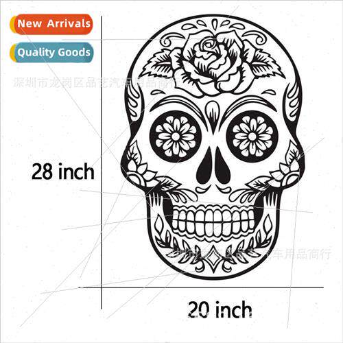 PD-987 new hood hood car stickers pattern skull totem body s