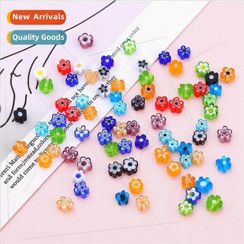 Ins fresh  irregular glazed beads handmade diy beading mater