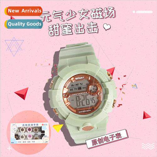 mple electronic watch sweet multi-color Yuanqi girl small fr