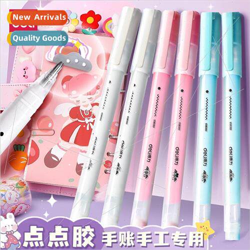 pen-shaped dot adhesive dispensing pen handbook double-sided