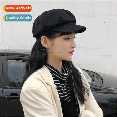 Hat female Japanese simple beret Korea hundred with England