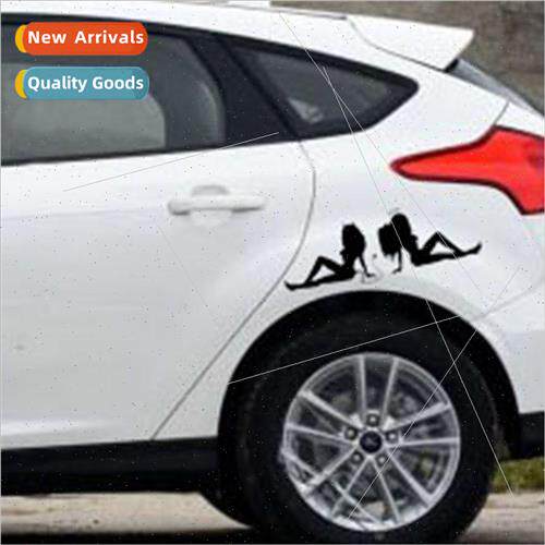 X-224 Car Beauty Angel Demon Stickers Angel and Demon Car St