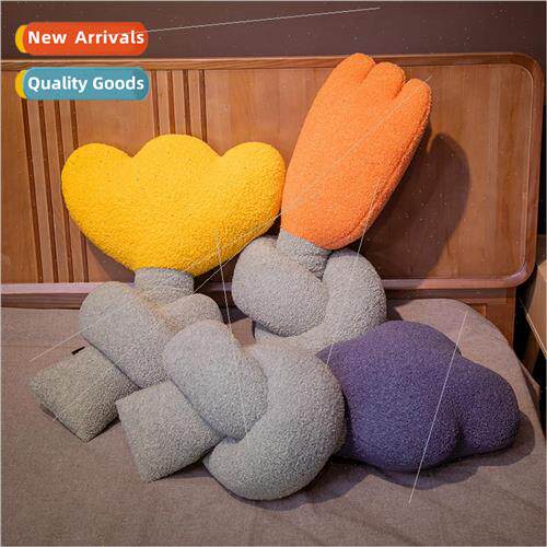 New tulip flower long pillow childrens cozy decorative sofa