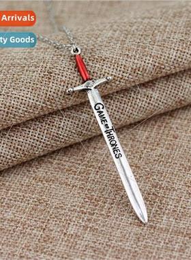 Percy Jackson Ocean Monster Sword Necklace Arms Alloy Pendan