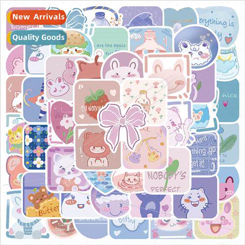 50 ins  cute little fresh stickers luggage notebook guitar s