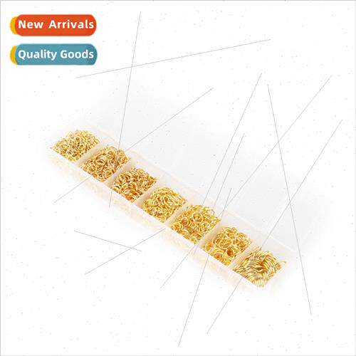 4-10mm metal single circle DIY handmade jewelry accessories