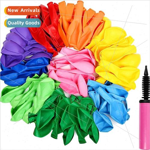 Latex balloon set 10 inch round thickened 2.2 grams to visit