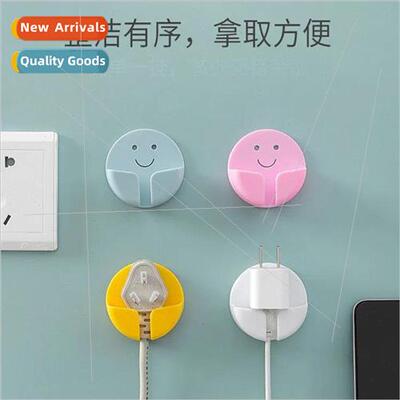 Smiley Plug Holder Power Cord Plug Hooks Strong Non-Tracking
