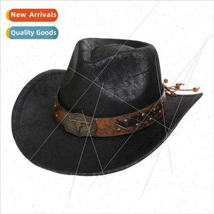 New American wind hat gift western cowboy hat vintage imitat