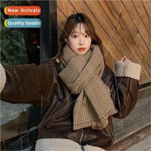 winter chestnut ins vers female the scarf Korean colored