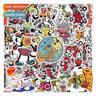 graffiti snacks stickers personalized dec creative retro