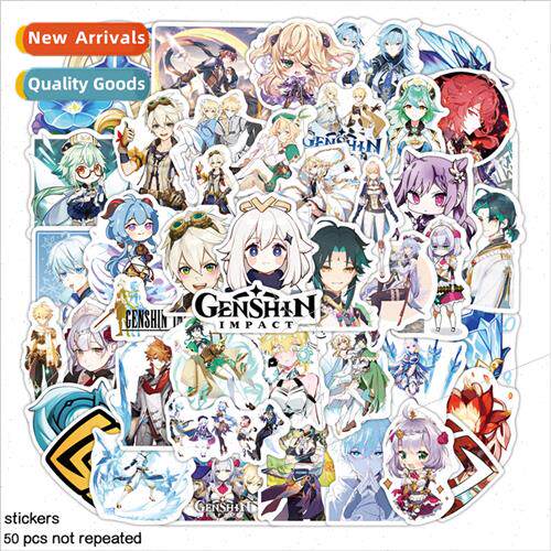 50 pcs of original god online fighting game cartoon stickers