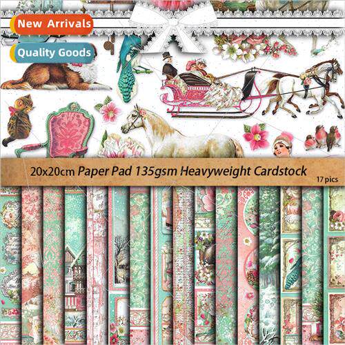 Stamperia Paperback Sweet Winter 17 Material Paper Foldable