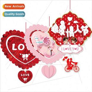 Valentines Day paper The decorations Tanabata hanging new