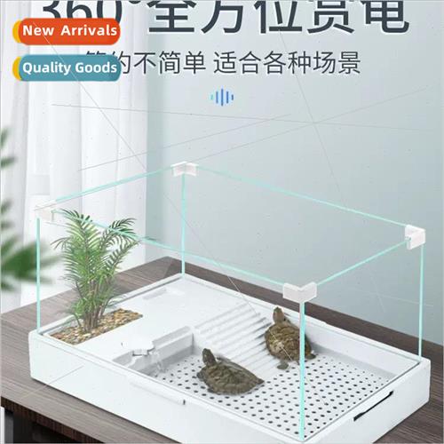 Turtle aquarium breeding tank small glass aquascape ecologic