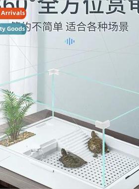 Turtle aquarium breeding tank small glass aquascape ecologic