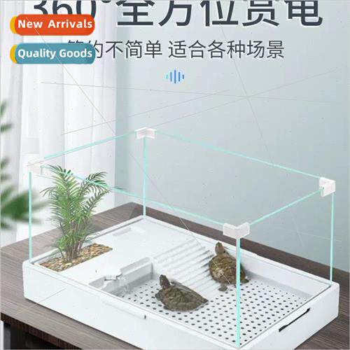 Turtle aquarium breeding tank small glass aquascape ecologic
