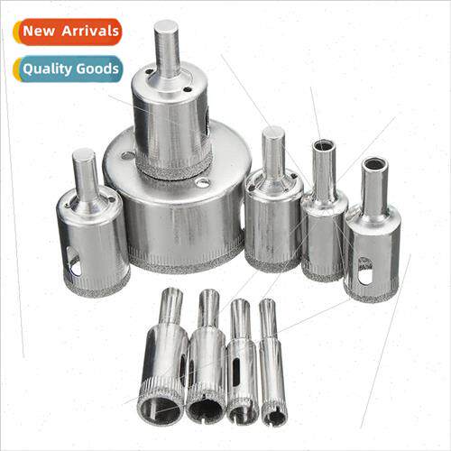 10 Pcs Diamond Hole Opener Drill Bit Set Hole Saw Blade Rout