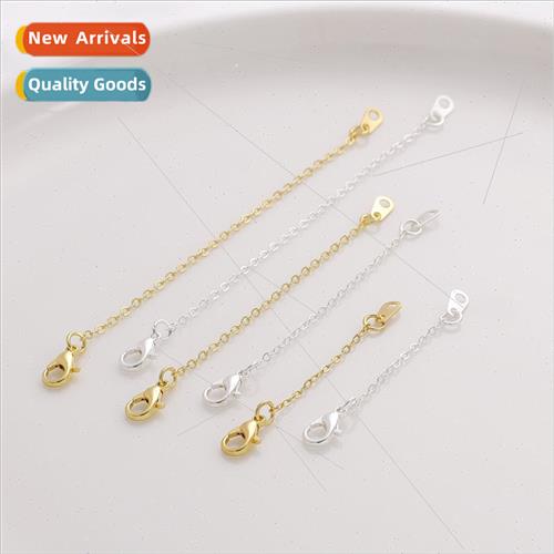 Electroplated 14K color-retaining gold-plated lobster clasp