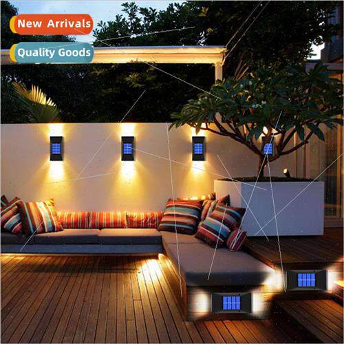 Solar Wall ghts Outdoor Decorative Garden Patio Wall ghts Wa