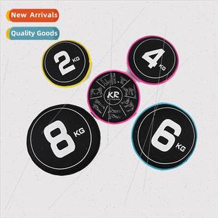 Weighted Sand Fitness Round Plate Cake