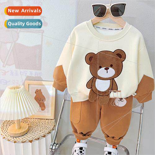 Boys suit childrens spring and fall 2023 new baby boy two-pi