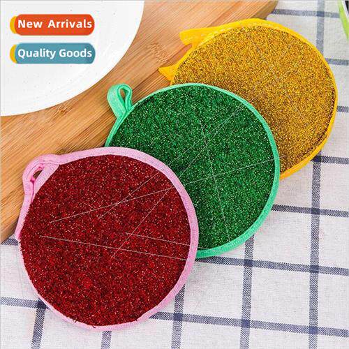 Household cleaning wipes round double-sided sponge wipe Peps