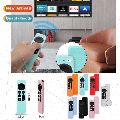适用 2021Apple tv remote control silicone case Full cover di