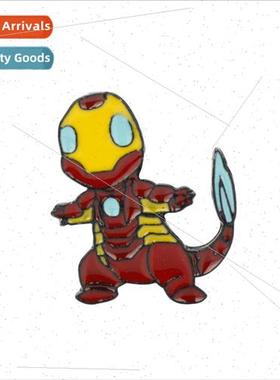 Creative Cartoon Cute Ironman Charmander Iron Man Small Fire
