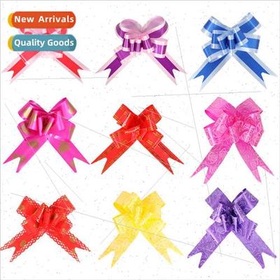 Wedding car decorative hand-pulled flowers 5cm large bow bou