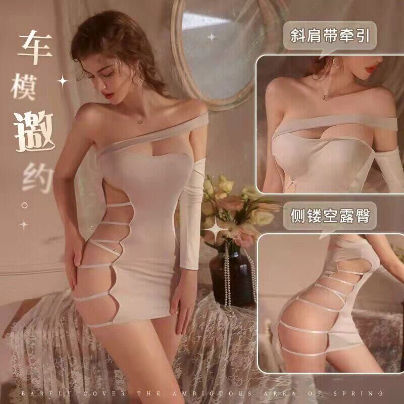 性感内衣小胸火辣诱惑超短洋装纯欲制服激情免脱私密睡衣裤套组