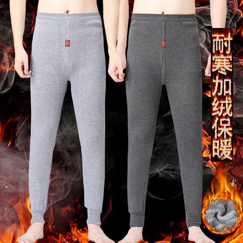 直销中老年男士保暖裤加绒加厚