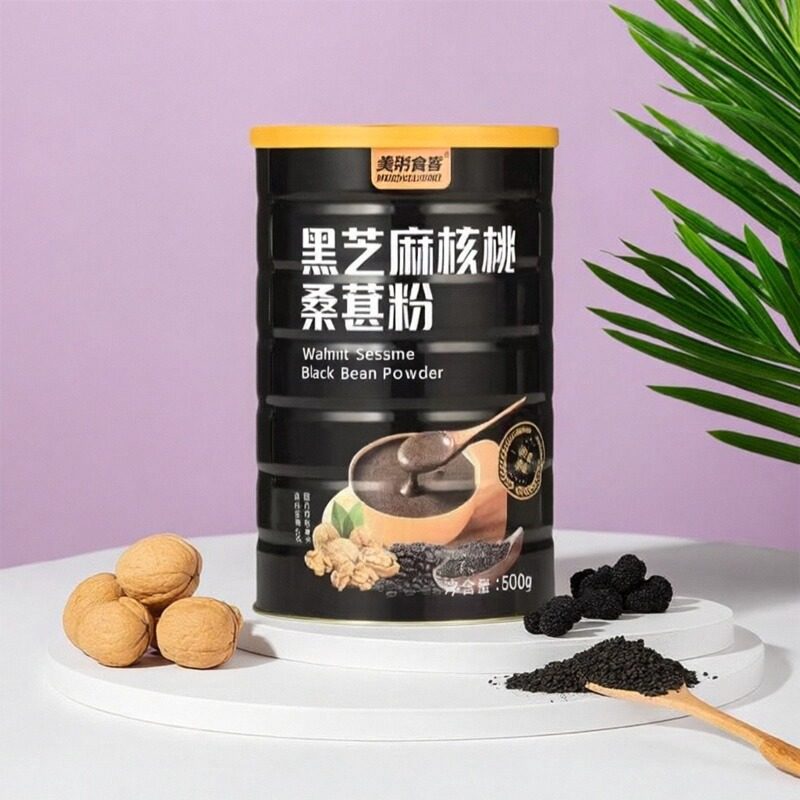 美粥食客黑芝麻核桃桑葚粉代餐食品饱腹五谷杂粮儿童早餐,咖啡/麦片/冲饮,芝麻粉,淘宝优惠券,粉丝福利购,淘宝优惠卷