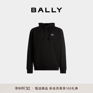 BALLY 巴利黑色棉质卫衣6305784 王源同款