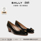 BALLY巴利黑色羊皮革女士浅口鞋 尊享特惠 6310491