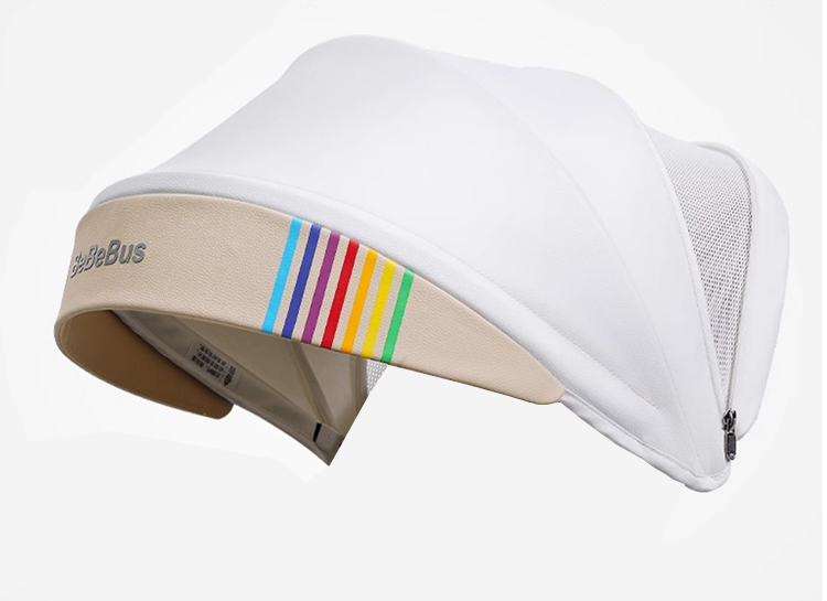 bebebus遛娃神器蝴蝶车头蓬坐垫顶棚垫子原装原厂配件