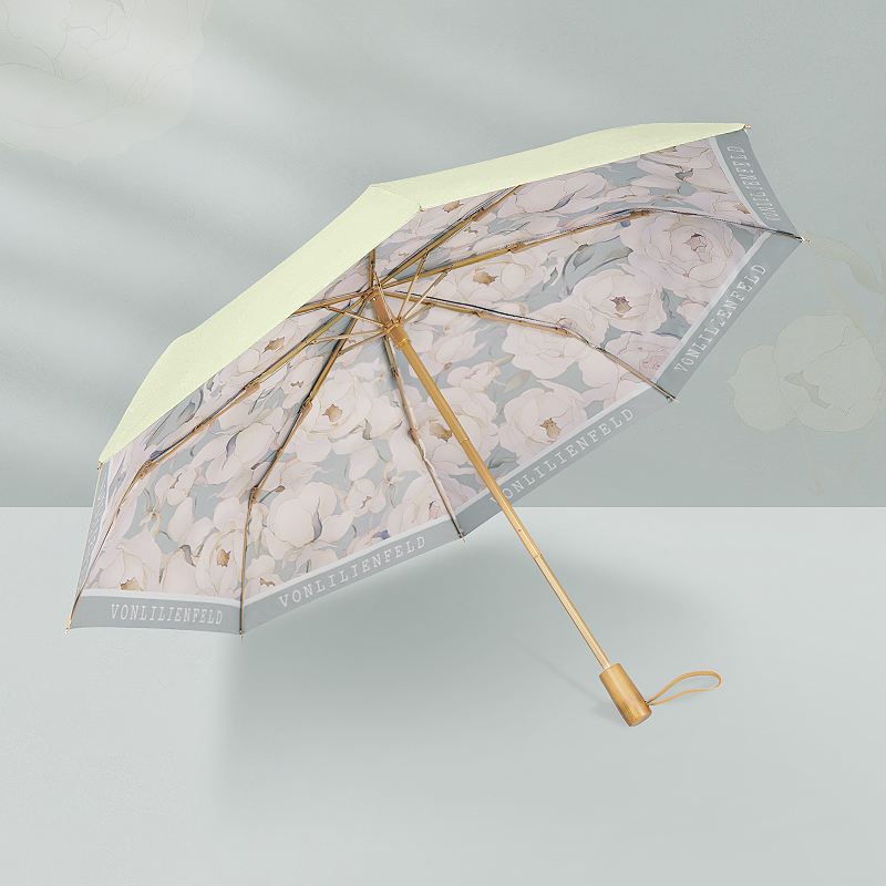 vonlilienfeld费乐德遮阳伞抗UV双层加厚雨伞专业防晒伞upf50